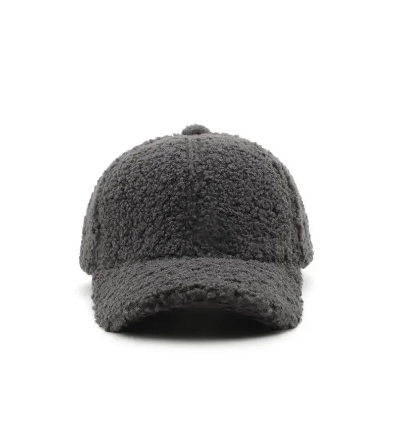 Lamb Wool Baseball Cap